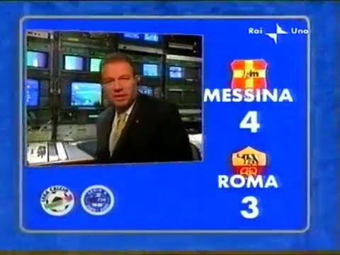 2004-05 (2a - 19-09-2004) Messina-Roma 4-3 Servizio 90°Minuto Rai1
