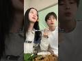 slow reaction is not approved #mukbang #couple #sunjae #kdrama #funny #j4f #pov #shorts