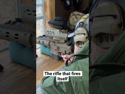 The rifle that fires itself!