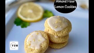 Almond Flour Lemon Cookies - Vegan and Gluten Free