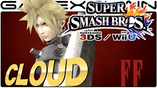 Super Smash Bros Wii U - All Cloud Victory Animations