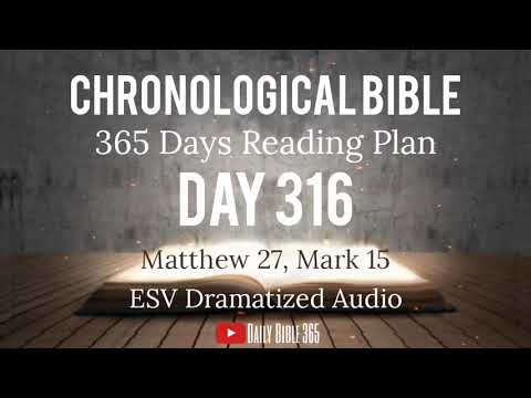 Day 316 - ESV Dramatized Audio - One Year Chronological Daily Bible Reading Plan - Nov 12