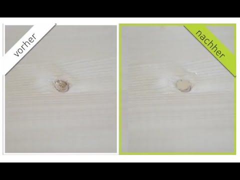 Astfüller-Holzreparatur von Massivholz-Elementen