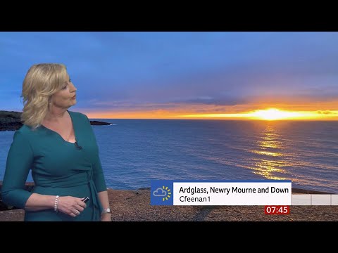 Weather images of the day - last of cold day in the south (UK) - BBC - 26th January 2023 (a)