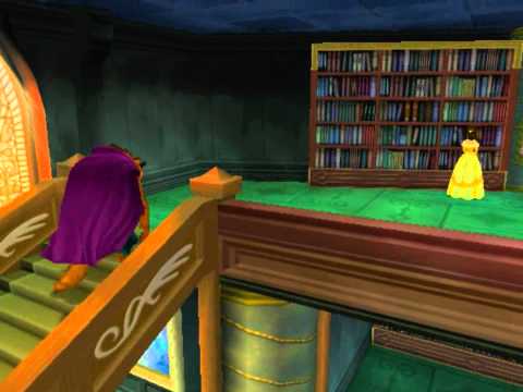 Kingdom Hearts, English cutscene: 197 - Belle - HD 720p