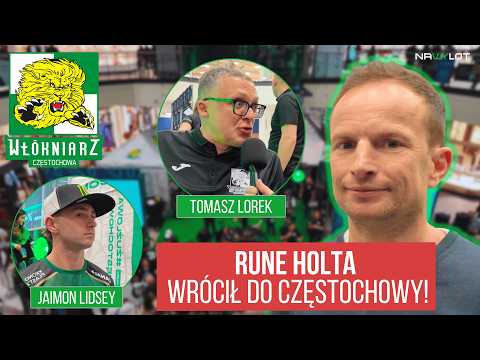 RUNE HOLTA W CZĘSTOCHOWIE! RELACJA Z PREZENTACJI DRUŻYNY WŁOKNIARZA #speedway