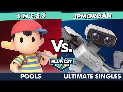 Midwest Arcadian IV Pools - S.N.E.S.s (Ness) Vs. JPMorgan (R.O.B.) SSBU Ultimate Tournament