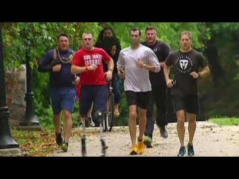 Double-amputee veteran to run 31 marathons in one month