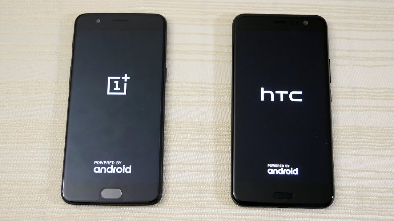 OnePlus 5 vs HTC U11 - Speed Test! (4K)