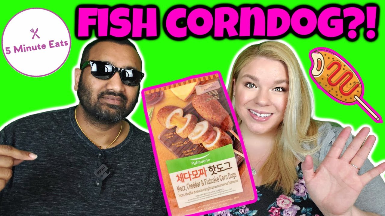 Pulmuone Mozz, Cheddar & Fishcake Corn Dogs Review
