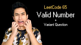 YouTube video 'Valid Number || Leetcode 65 || 1 Variant Question Big Tech Actually Asks'