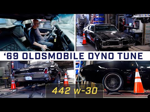 1969 Oldsmobile 442 w-30 with Ram Air on the DYNO