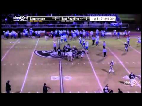 #95 Kicker Miles Hemphill of East Paulding w/ 61 yard FG