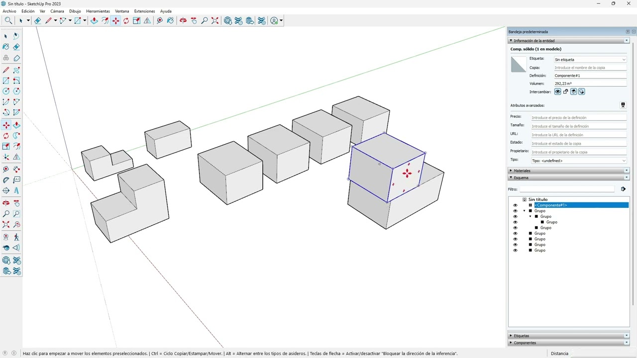 Grupos y Componentes - Curso De Modelado 3D Con SketchUp