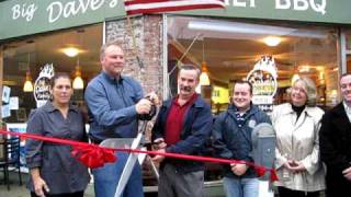 Ribbon Cutting Big Dave's Family BBQ