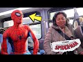 SPIDER MAN RIDES A BUS PRANK