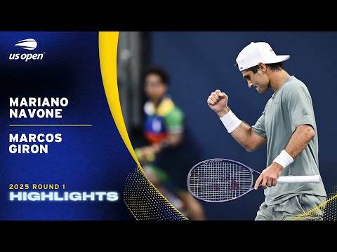 Mariano Navone vs. Marcos Giron Highlights | 2025 US Open Round 1