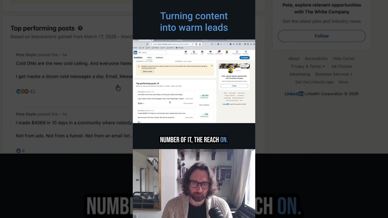 How I Turn LinkedIn Engagement Into Warm Leads