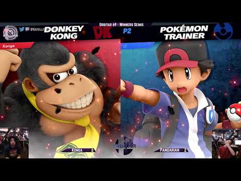 Konga (Donkey Kong) vs. Pandarian (Pokemon Trainer) - Orbitar 69 - Winners Semis