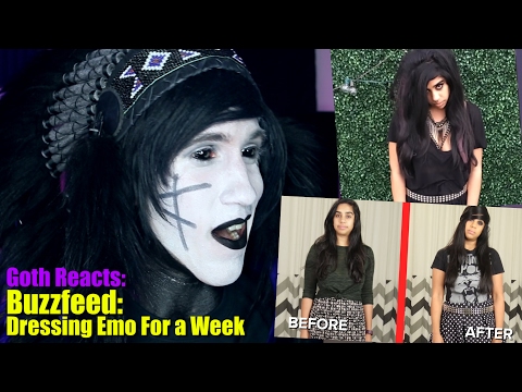Goth Reacts to I Dressed Emo For A Week (BuzzFeed)