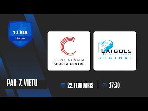 ONSC/HK Ogre 🆚 SK Latgols juniori | PAR 7. VIETU | 1. līga vīriešiem 25/26