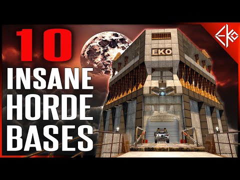 Top 10 Horde Bases of Alpha 20 - 7 Days to Die