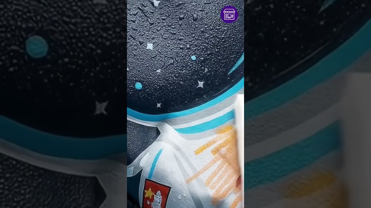 Pencil Case Astronaut Art #Stationeryforkids #3DPencilCase