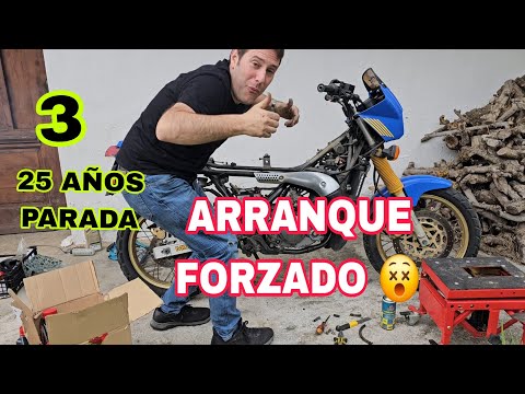 3 💥 ARRANCAQUE FORZADO MOTO TRAS 25 AÑOS…. ARRANCARÁ? Desmontar carburadores 🤮