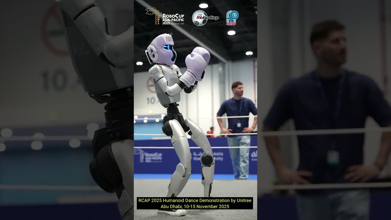 Humanoid Dance Demonstration by Unitree at RCAP 2025, Abu Dhabi