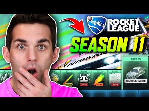 THE *NEW* SEASON 11 ROCKET PASS HAS THE *BEST* ITEMS! (Rocket League Season 11 Item Showcase)