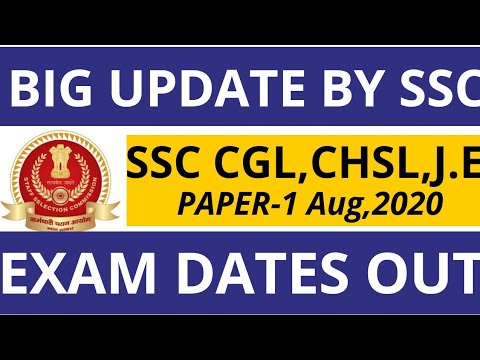 BREAKING NEWS BY SSC, EXAM CALENDER 2020 OUT. CHECK OFFICIAL NOTICE NOW.SSC CHSL,CGL EXAMS 2020