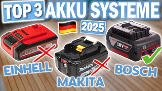 WERKZEUG AKKUSYSTEME kaufen: Top 3 Werkzeug Akkusysteme 2025 im Vergleich!