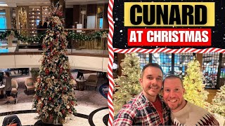 Christmas Highlights Aboard Cunard Queen Anne 🎄✨ | Festive Decorations & Holiday Atmosphere