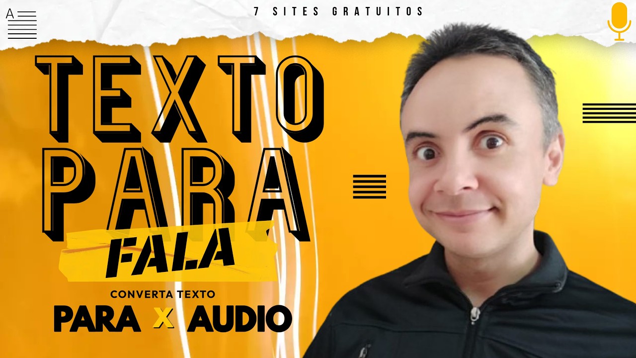 TEXTO EM FALA | 7 SITES GRÁTIS  PARA CONVERTER TEXTO EM FALA | TRANSFORMAR TEXTO EM AUDIO GRATIS