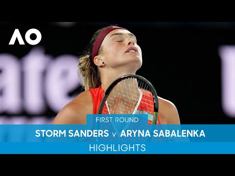 Storm Sanders v Aryna Sabalenka Highlights (1R) | Australian Open 2022
