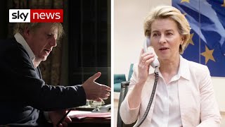 Watch live: European Commission president Ursula von der Leyen is maki