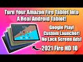 Easily Turn Your Fire Tablet Into A Real Android Tablet HD10 HD7 HD8