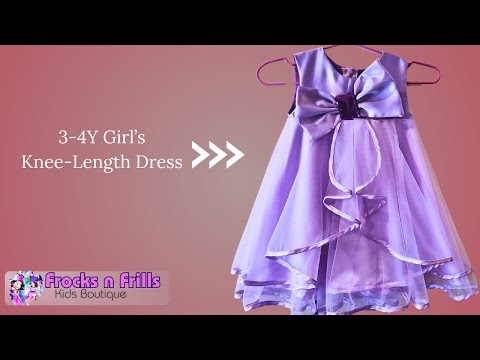 How to make this Butterfly Magical dress for 3-4Y Girl...