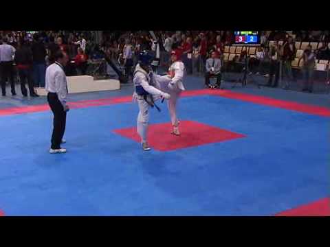 Male -58KG 2009 World Taekwondo Championships Copenhagen Germany vs France R1