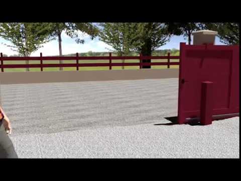 VIRIS intégré Automatisme invisible pour portail coulissant