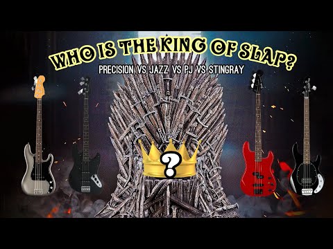 Who is the King of Slap? - Slap bass comparison: Precision bass vs Jazz bass vs PJ bass vs Stingray