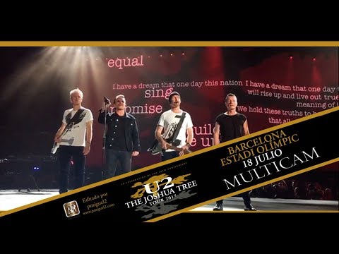U2 MULTICAM BARCELONA The Joshua Tree Tour 2017