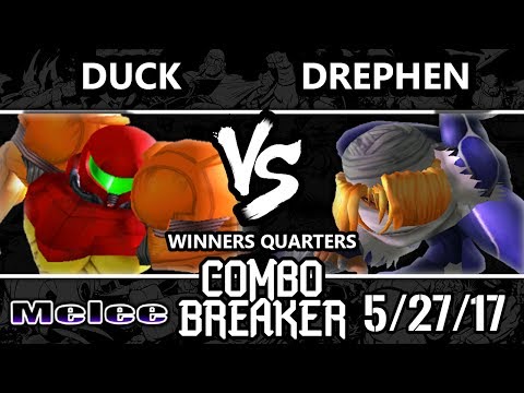 Combo Breaker 2017 Smash Melee - P1 | Duck (Samus) vs Drephen (Sheik) - SSBM WQ