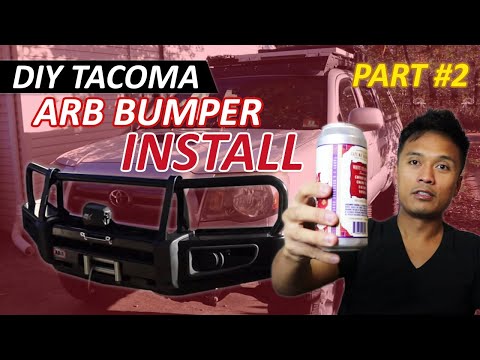 Winch + ARB Bumper Install Pt 2 (Tacoma DIY / How To)