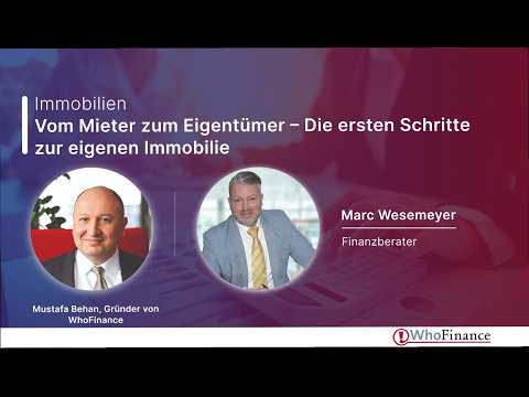 Vom Mieter zum Eigentümer: Die ersten Schritte zur eigenen Immobilie | Marc Wesemeyer