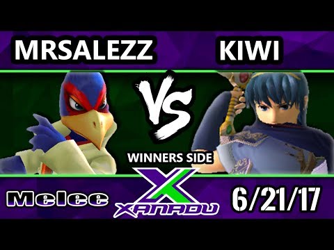 S@X 207 - Mrsalezz (Falco) Vs. Kiwi (Marth) - Smash Melee Tournament - SSBM