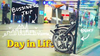 My Boring Vienna 🇦🇹  Work Day...with Brompton Pt. 1