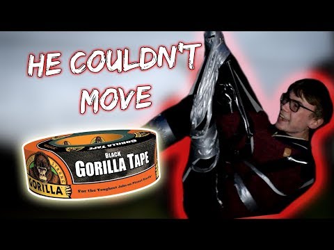 WE TIED OUR FRIEND TO A DIY ZIP LINE!