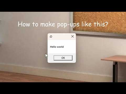 Custom pop-ups in notepad! Windows 10/11