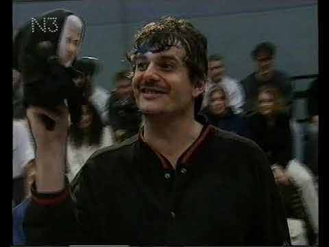 Tischfußball N3 TV DM Bingen 1996 mit Dieter Thiele, Thierry Müller, Michael Strauß, Roland Töppe